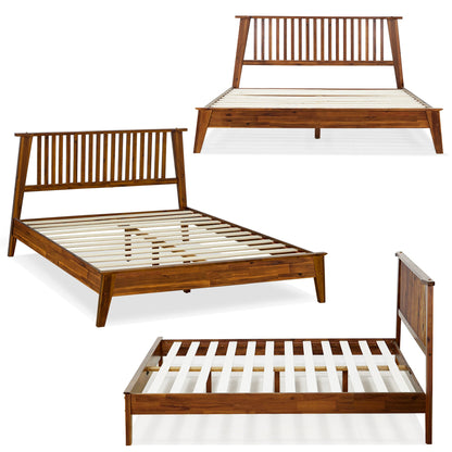 Kaylin Solid Acacia Wood Bed Frame