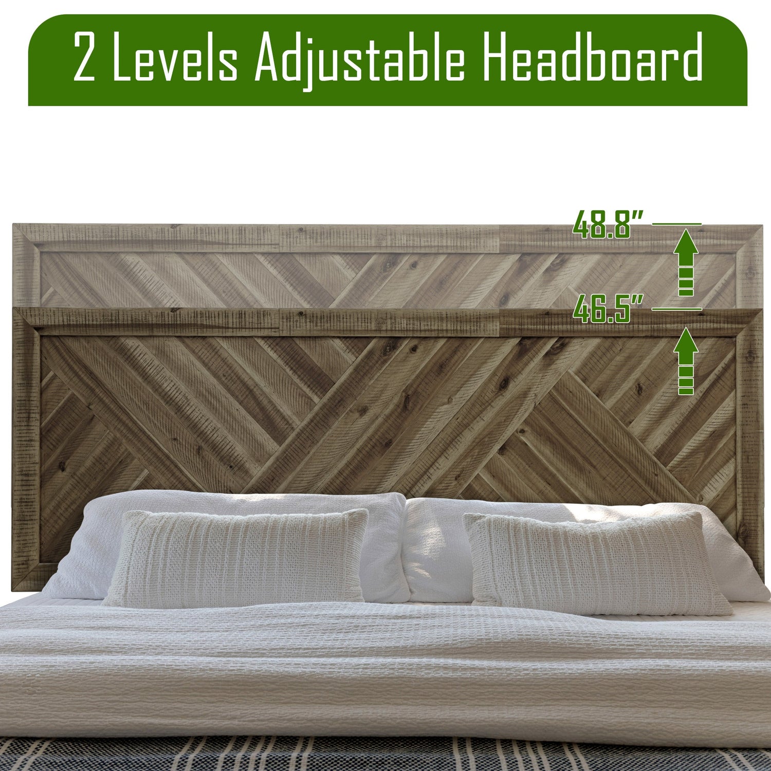 Acacia Sierra Deluxe Solid Wood Bed Frame - in Ebony, Walnut, or Early American