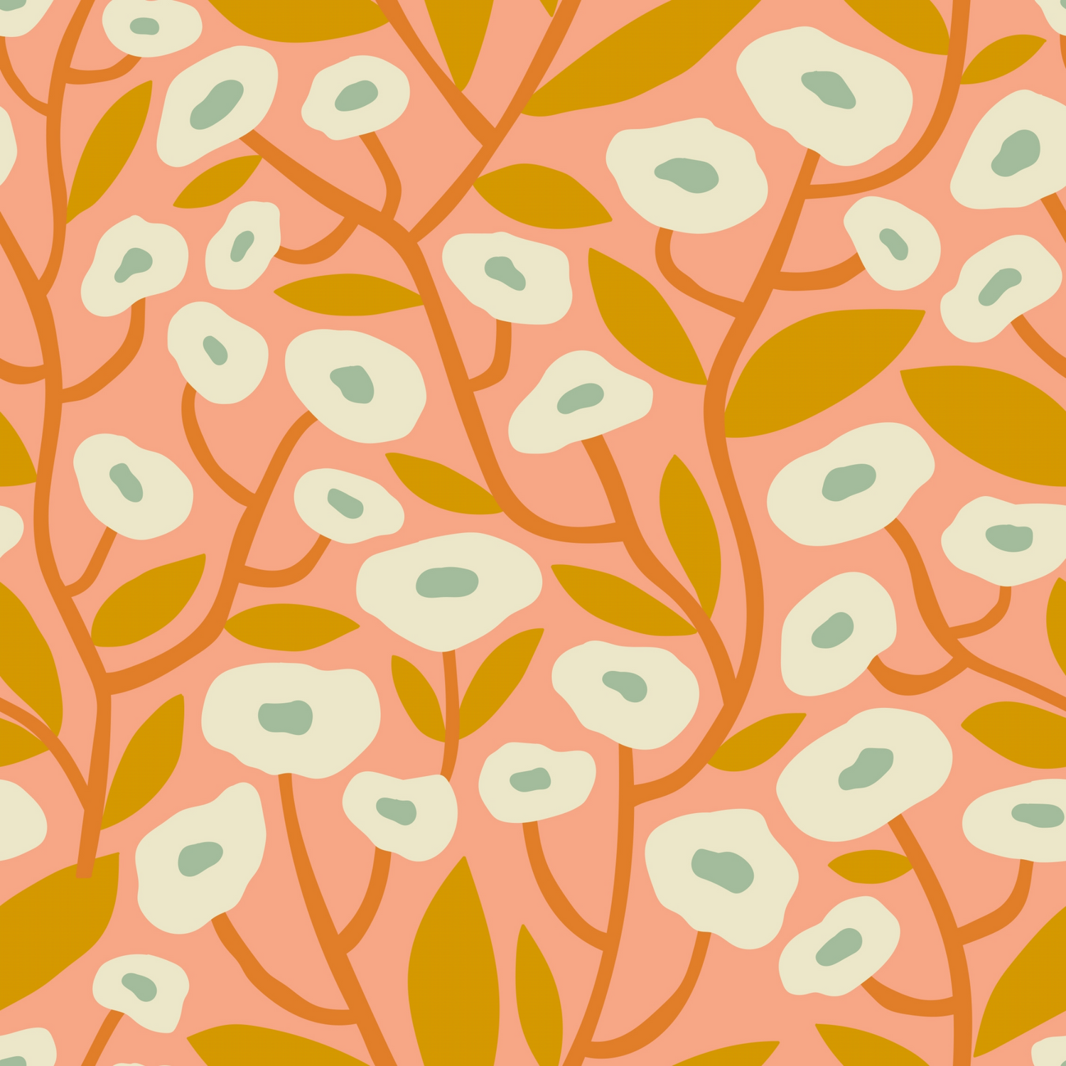 Georgia (Orange) Wallpaper