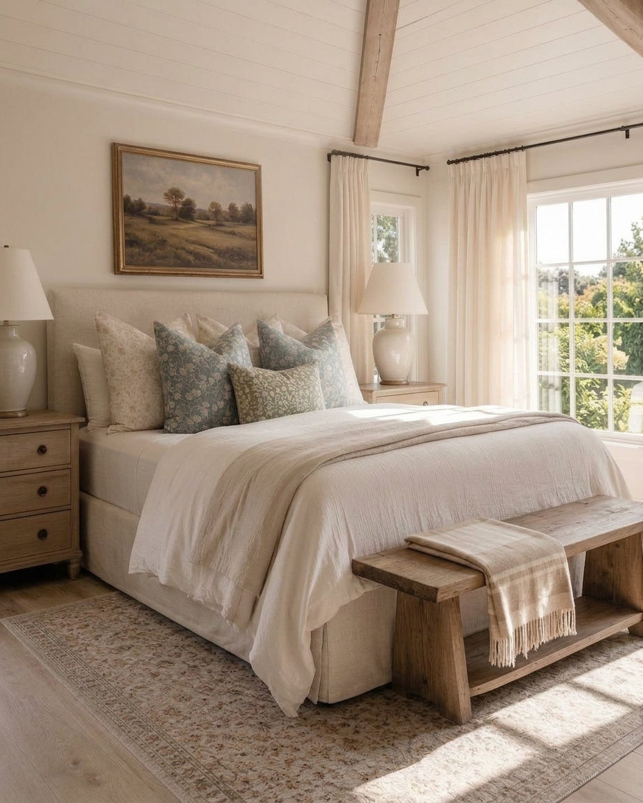 Grace Linen Pillow Cover