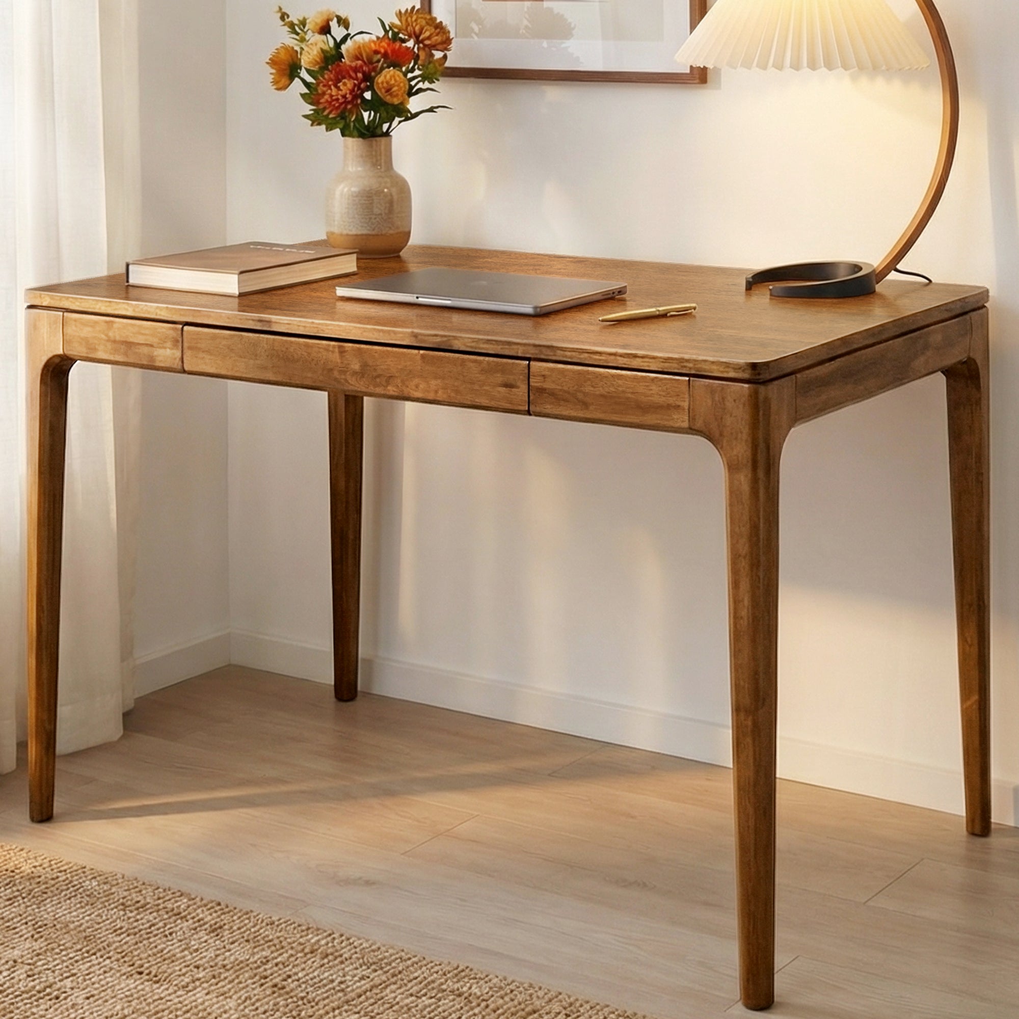 ACACIA Wilma Rubber Wood Writing Desk