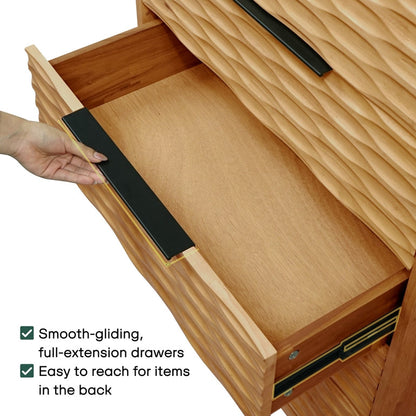 Acacia Elara Dresser with 5 Drawers for Stylish Storage Solutions - 2 Colors