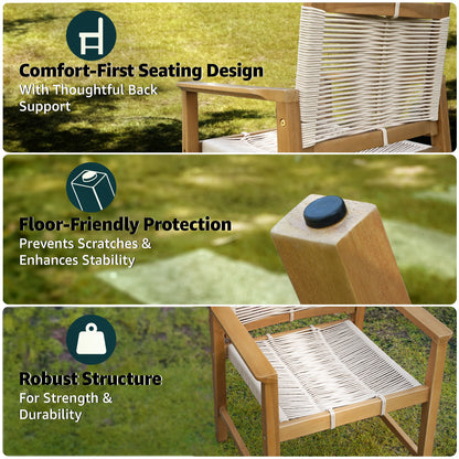 Heritage Wide Indoor/Outdoor Armchairs - Set of 2