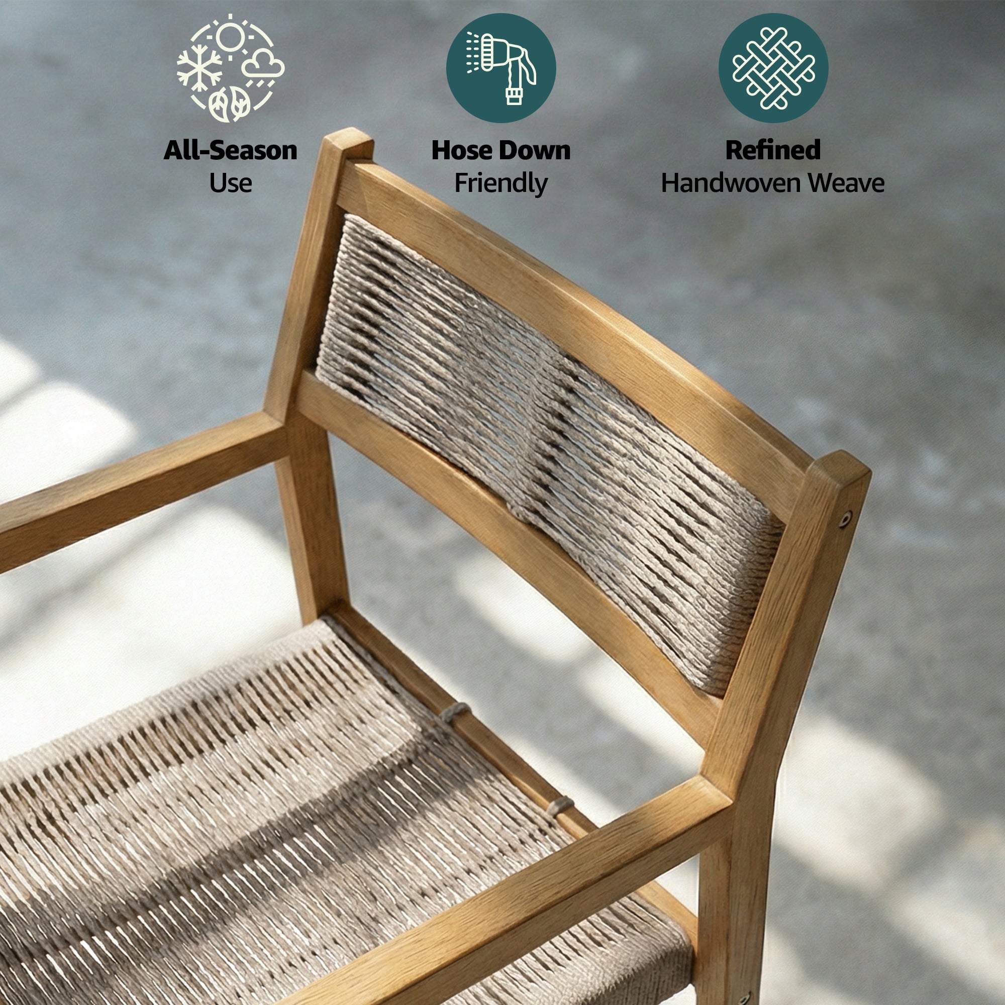 Heritage Indoor/Outdoor Armchairs - Set of 2