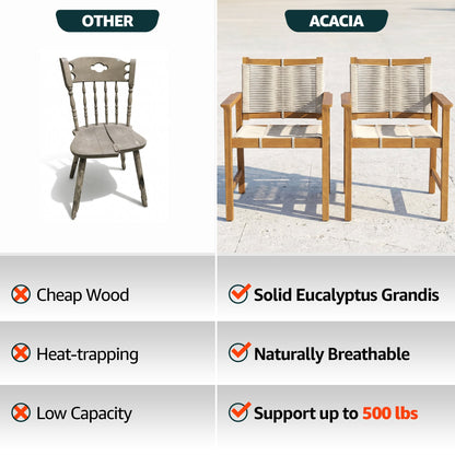 Heritage Wide Indoor/Outdoor Armchairs - Set of 2