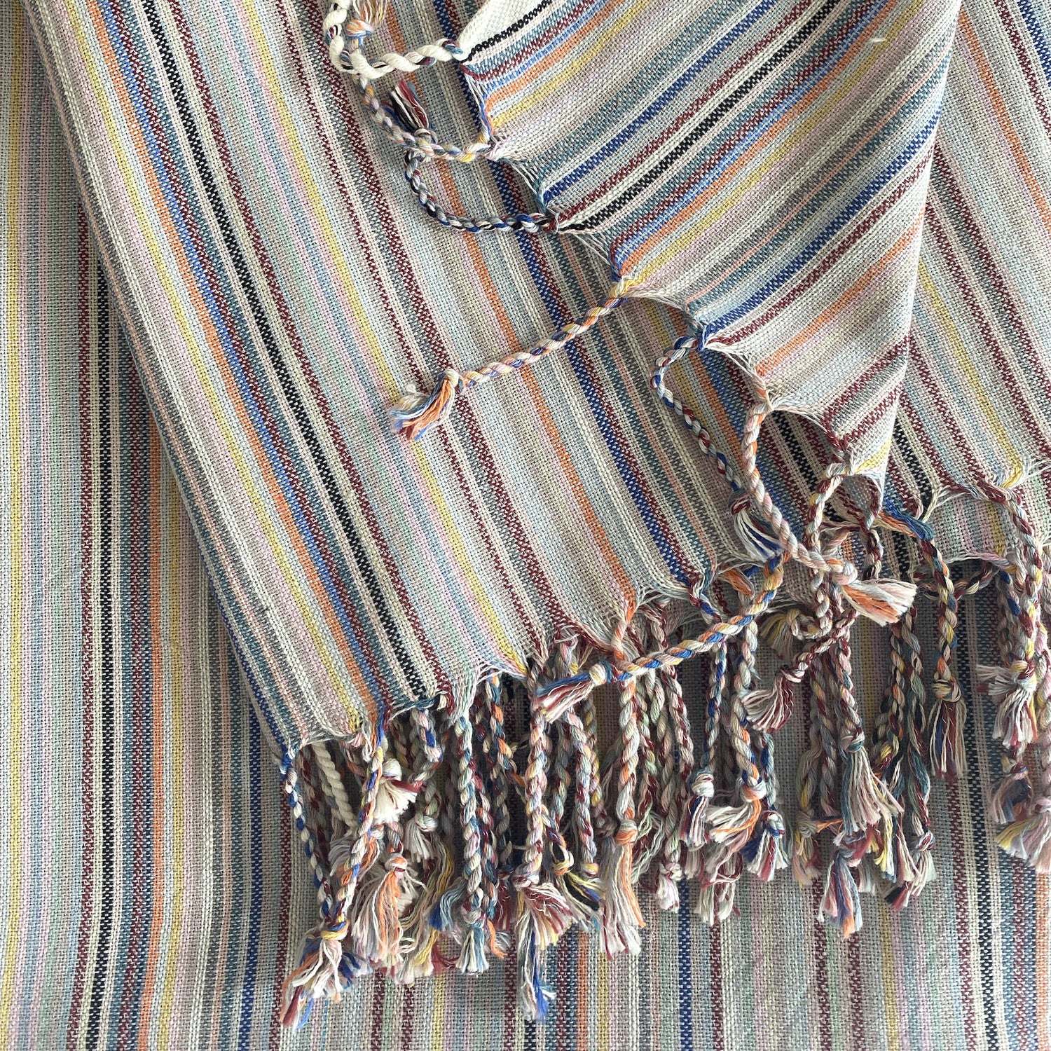 Casablanca Handwoven Turkish Towel - Beige