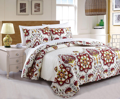 Casablanca Mediterranean Quilted Bedding Set