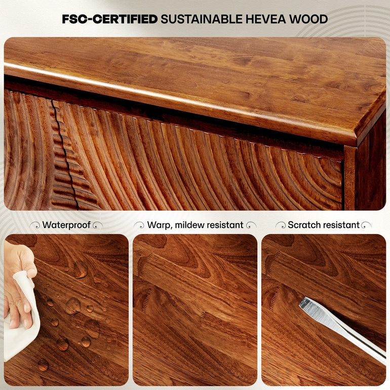 Acacia Harmony TV Stand with Storage - 3 Finishes