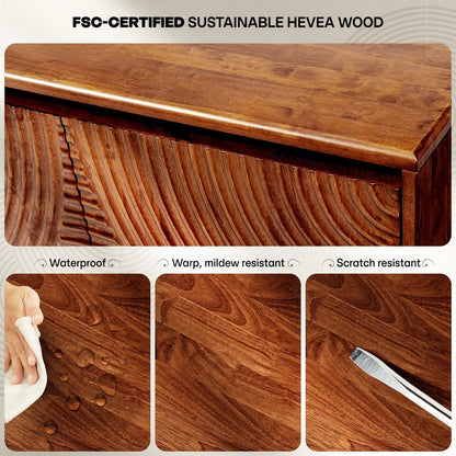 Acacia Harmony TV Stand with Storage - 3 Finishes