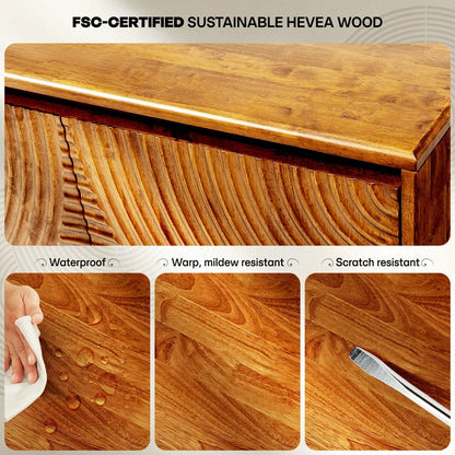 Acacia Harmony TV Stand with Storage - 3 Finishes