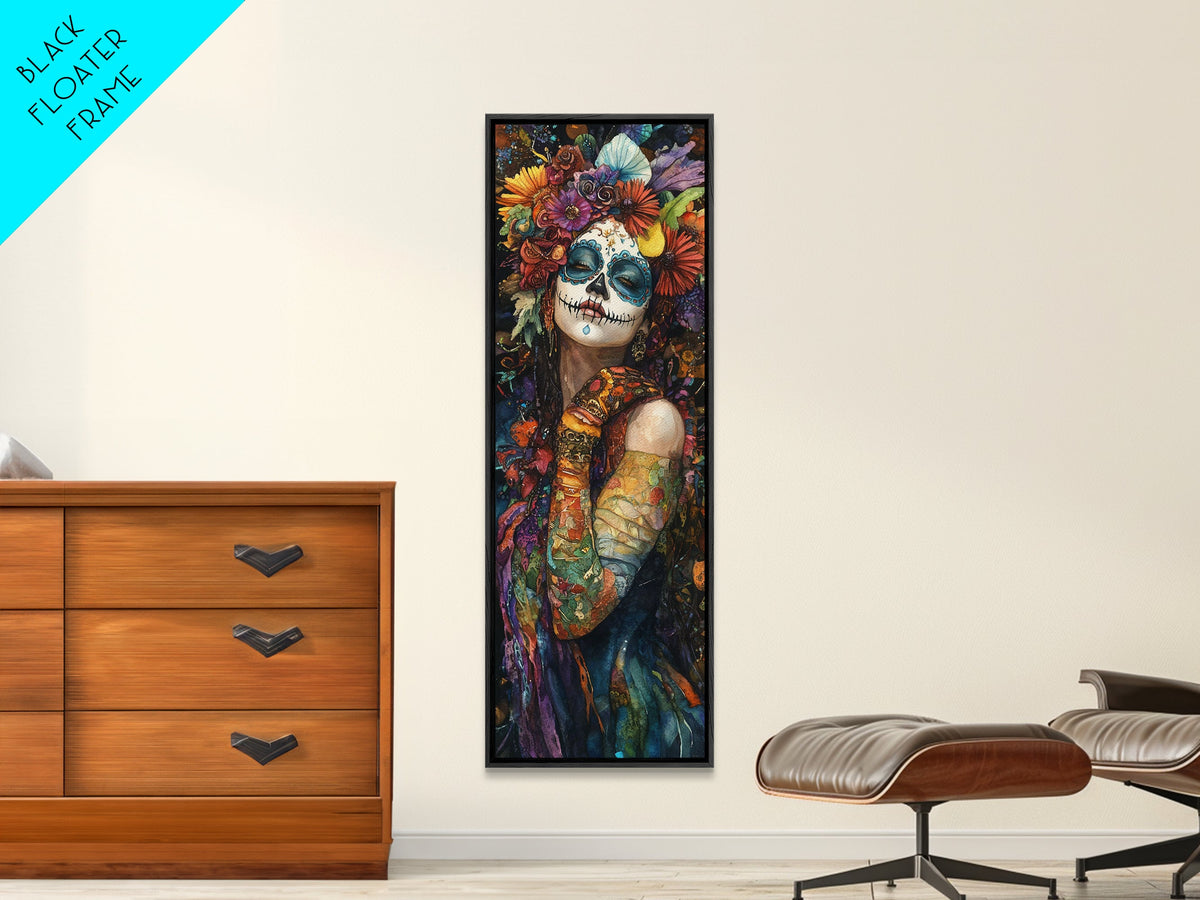 Chicano Art - Day Of The Dead Canvas Print
