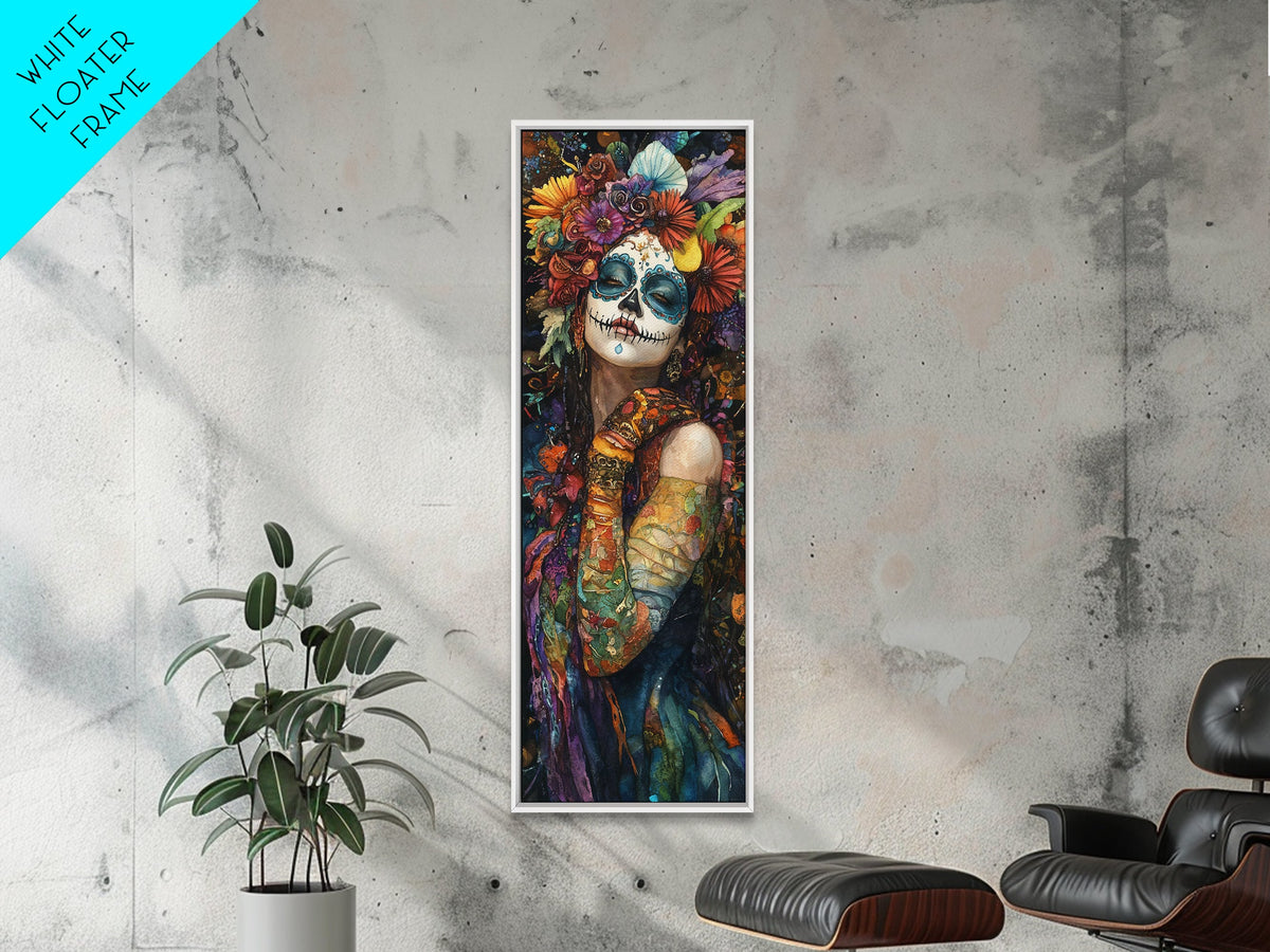Chicano Art - Day Of The Dead Canvas Print