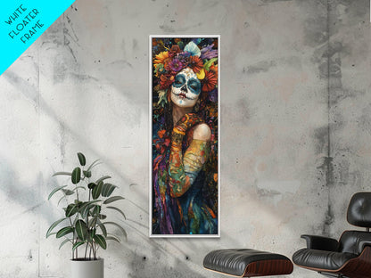 Chicano Art - Day Of The Dead Canvas Print