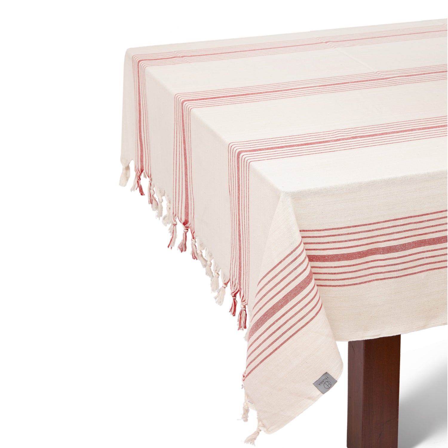 Kayseri Tablecloth/Napkin Set - Red Stripe