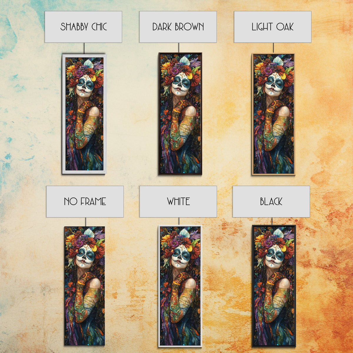 Chicano Art - Day Of The Dead Canvas Print