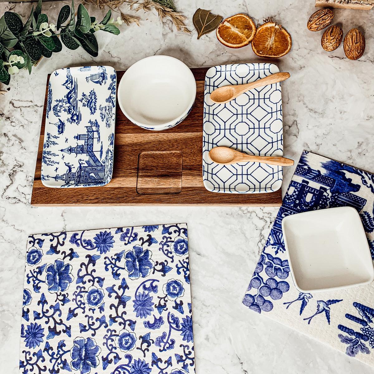 Chinoiserie Tapas 7 Piece Serving Set