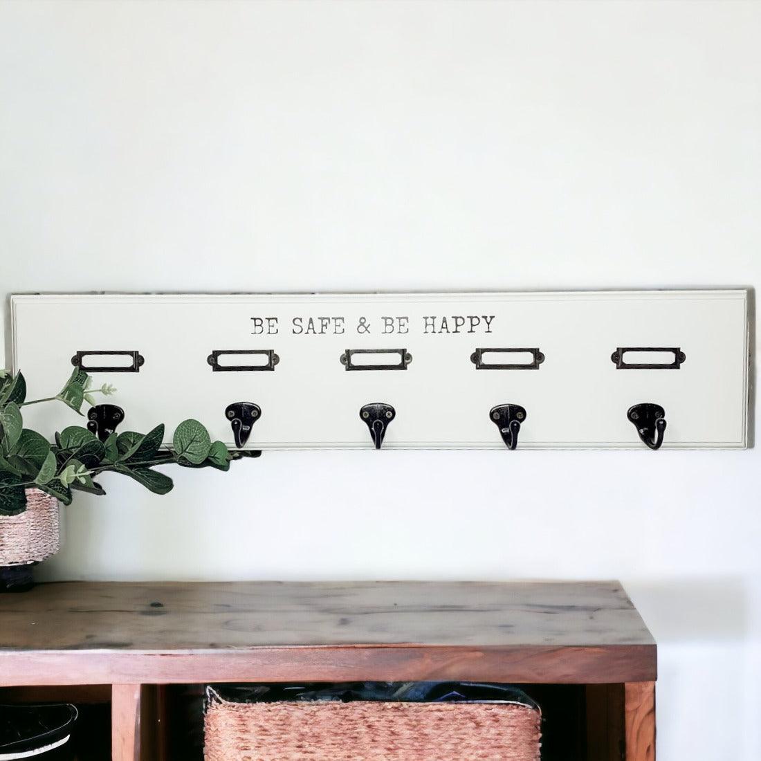 Wooden "Hang This Way" Wall Hooks