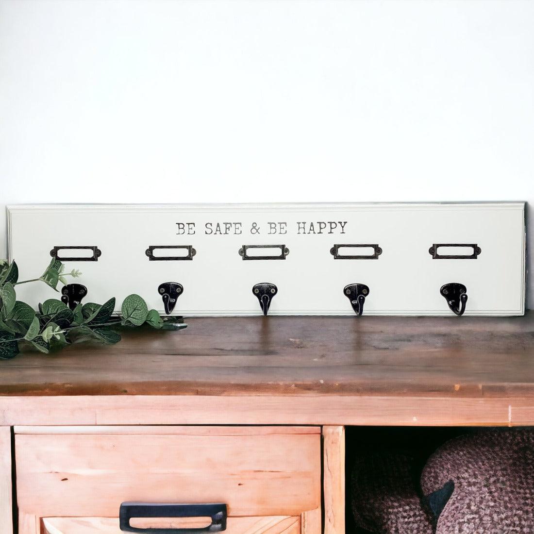 Wooden "Hang This Way" Wall Hooks