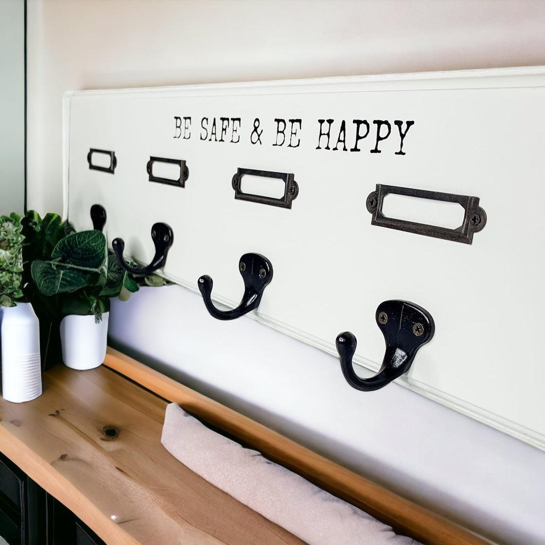 Wooden "Hang This Way" Wall Hooks