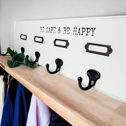 Wooden "Hang This Way" Wall Hooks