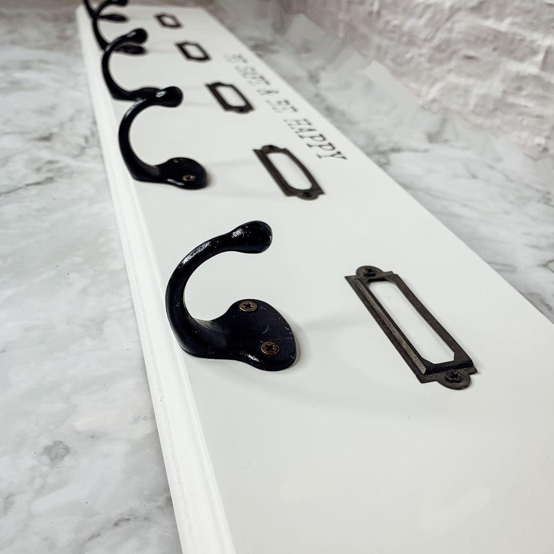 Wooden "Hang This Way" Wall Hooks