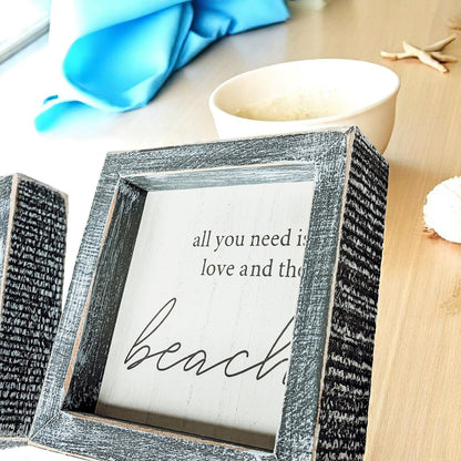 Love &amp; Beach Sign