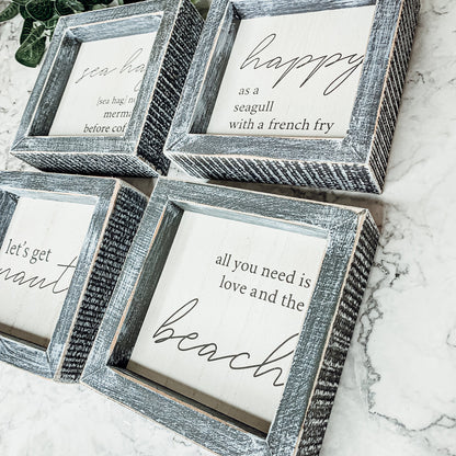 Love &amp; Beach Sign