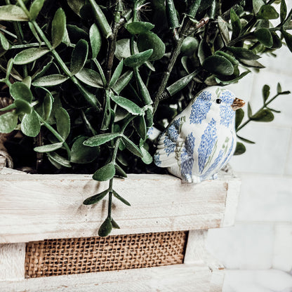 Blue Hydrangea Birds