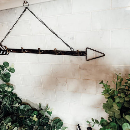 Hanging This Way Decorative Metal Arrow Wall Hooks