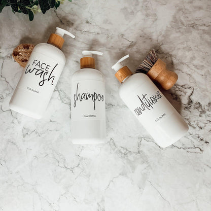 16oz Plastic Bottles - White|White Label