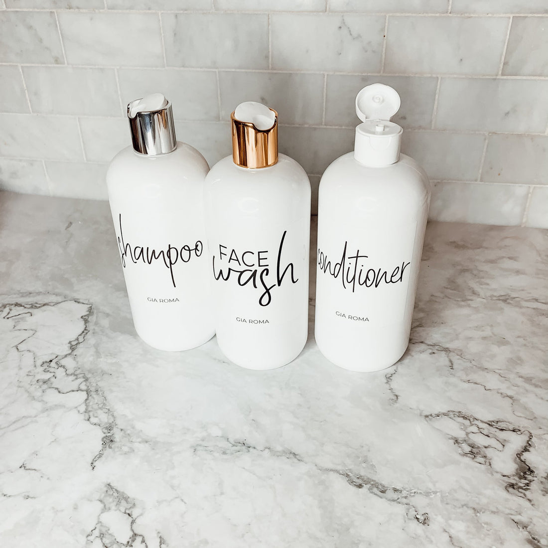 16oz Plastic Bottles - White|White Label