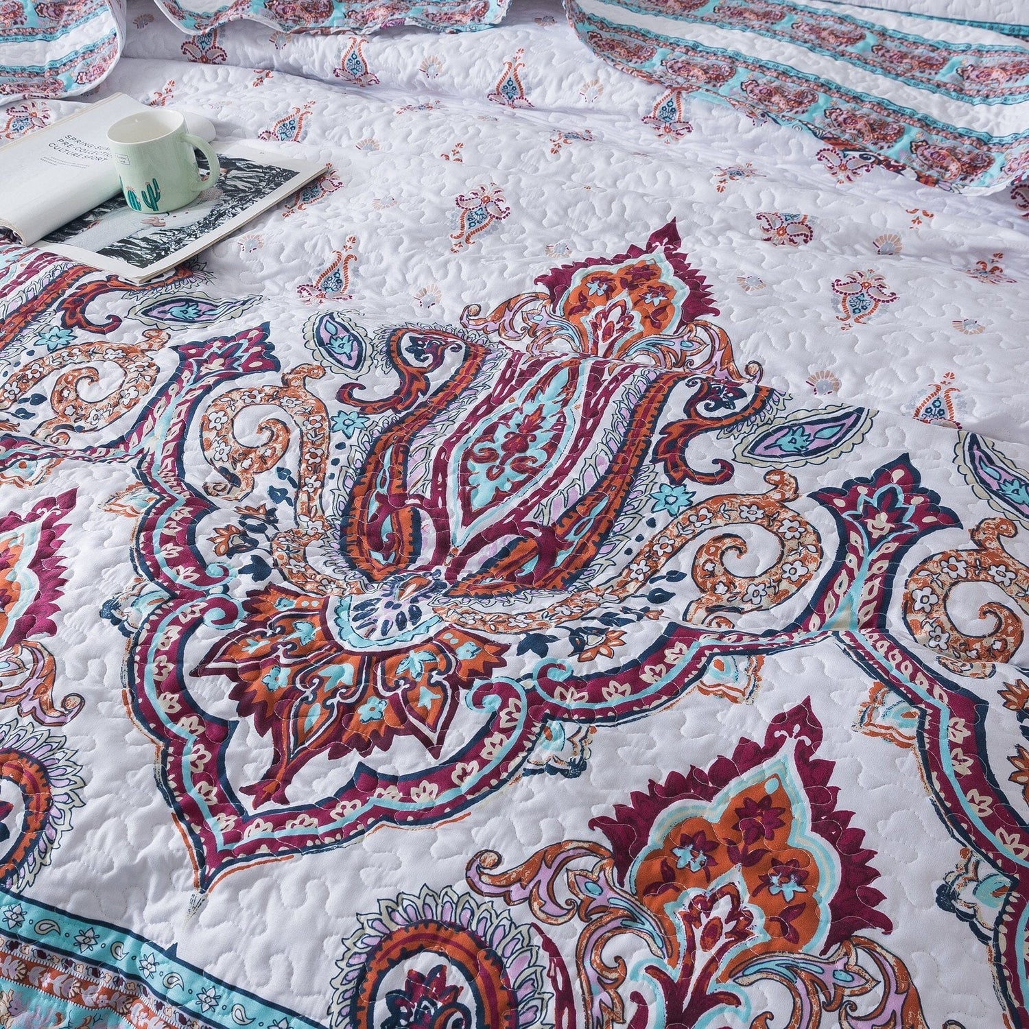 Boho Summer Quilted Bedding
