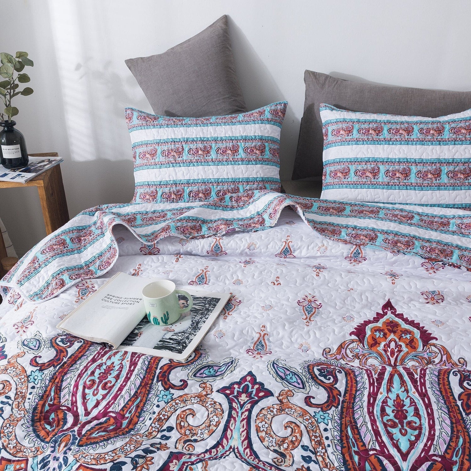Boho Summer Quilted Bedding