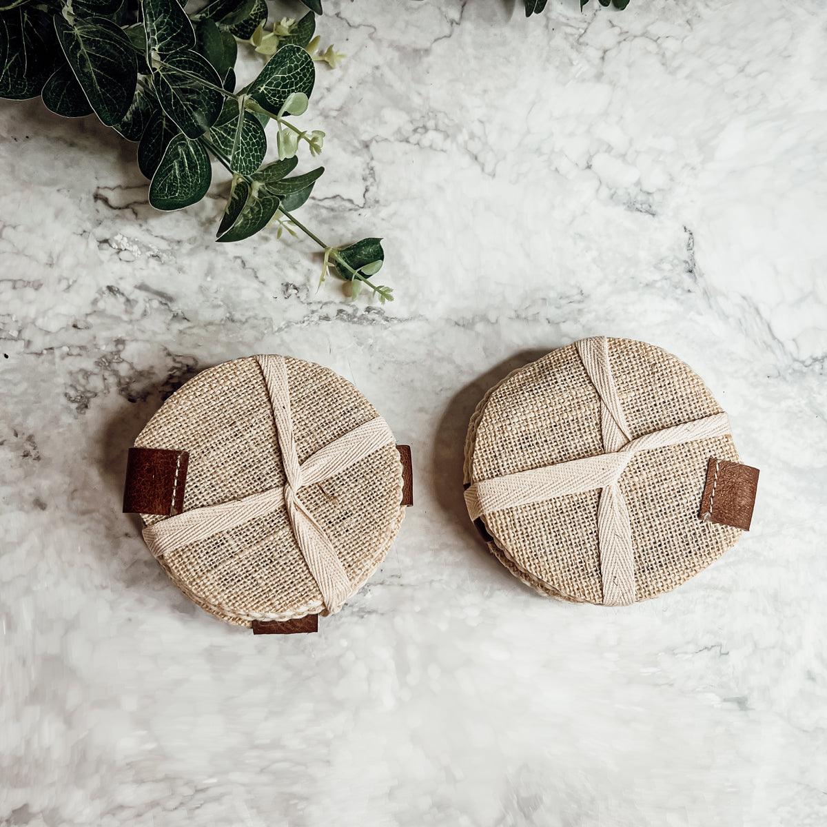 Nautical Rope Braided Coasters - Set of 4