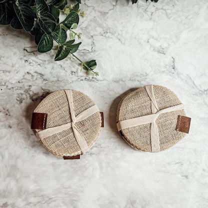 Nautical Rope Braided Coasters - Set of 4