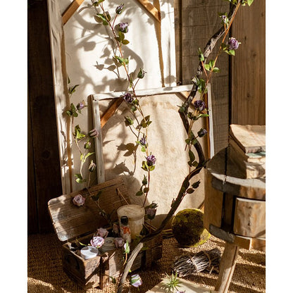 Artificial Silk Rose Vine - 55"