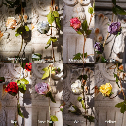 Artificial Silk Rose Vine - 55"