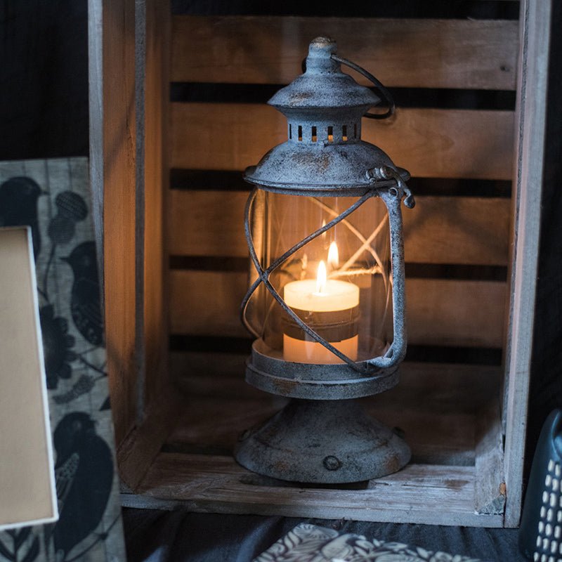 Restoration Antique Lantern Candle Holders