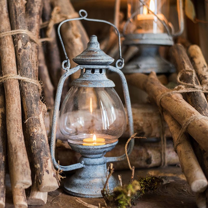 Restoration Antique Lantern Candle Holders