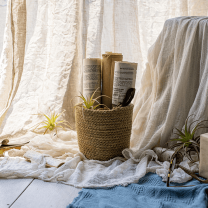 Cotton Rope Woven Basket Desktop Organizers