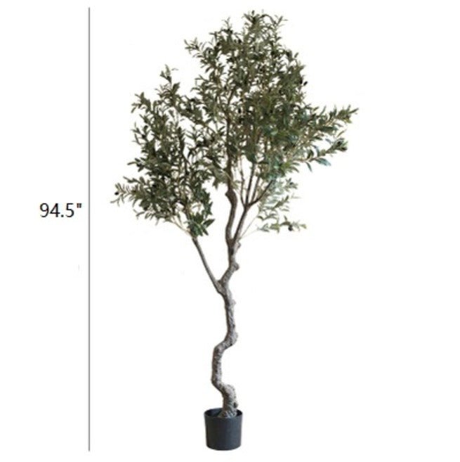Large Potted Artificial Olive Tree - 94"