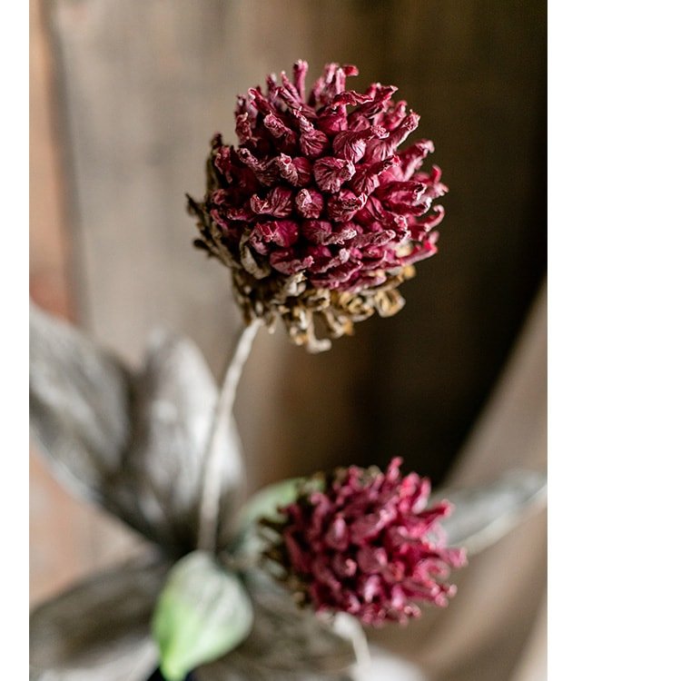 Artificial Tall Stem Flower Mulan Thistle - 43"