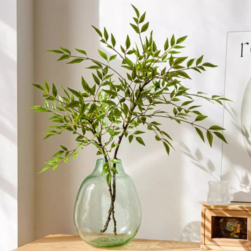 Green Nandina Leaf Stem
