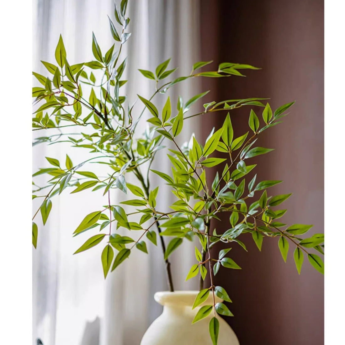 Green Nandina Leaf Stem