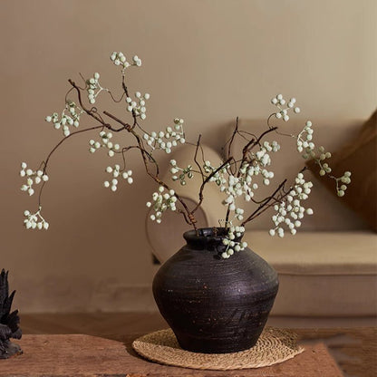 Zen Style Light Green Berry Stem 37.8" Tall