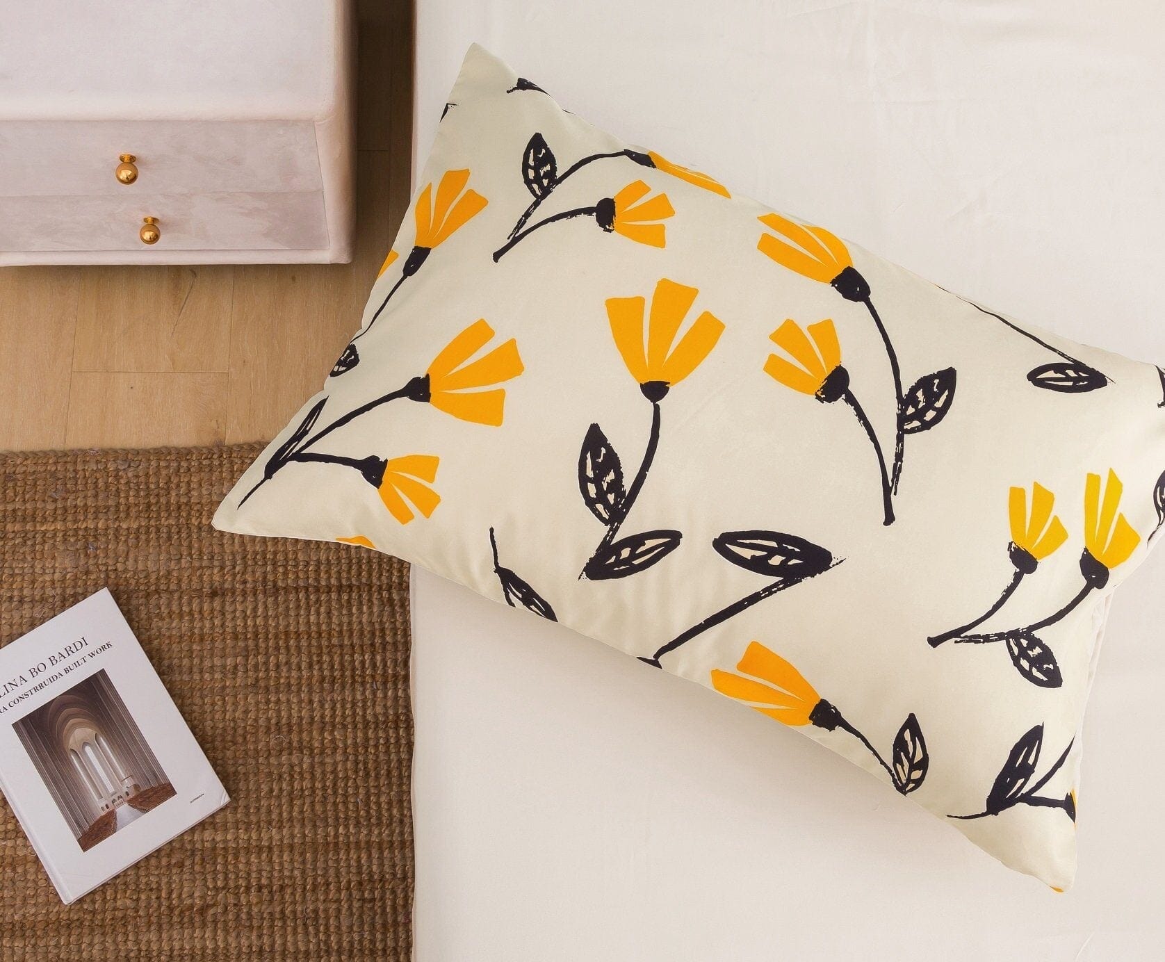 Yellow Fleur Sheet Set