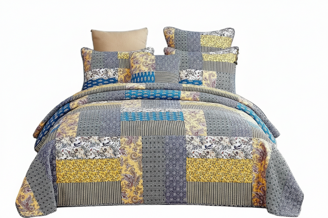 Honey Cove Garden Quilted Bedding Set