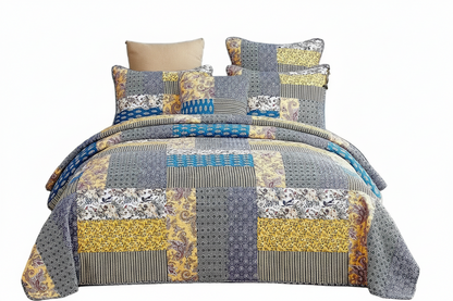 Honey Cove Garden Quilted Bedding Set
