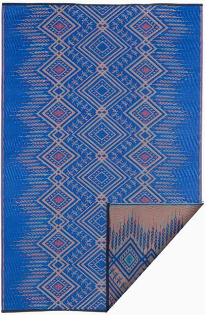 Jodhpur - Boho Blue Reversible Outdoor Rug
