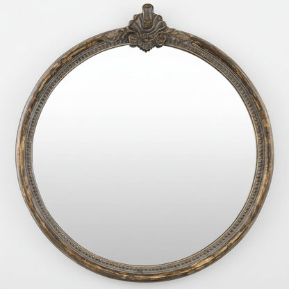 Kandersteg Dark Red Accent Mirror